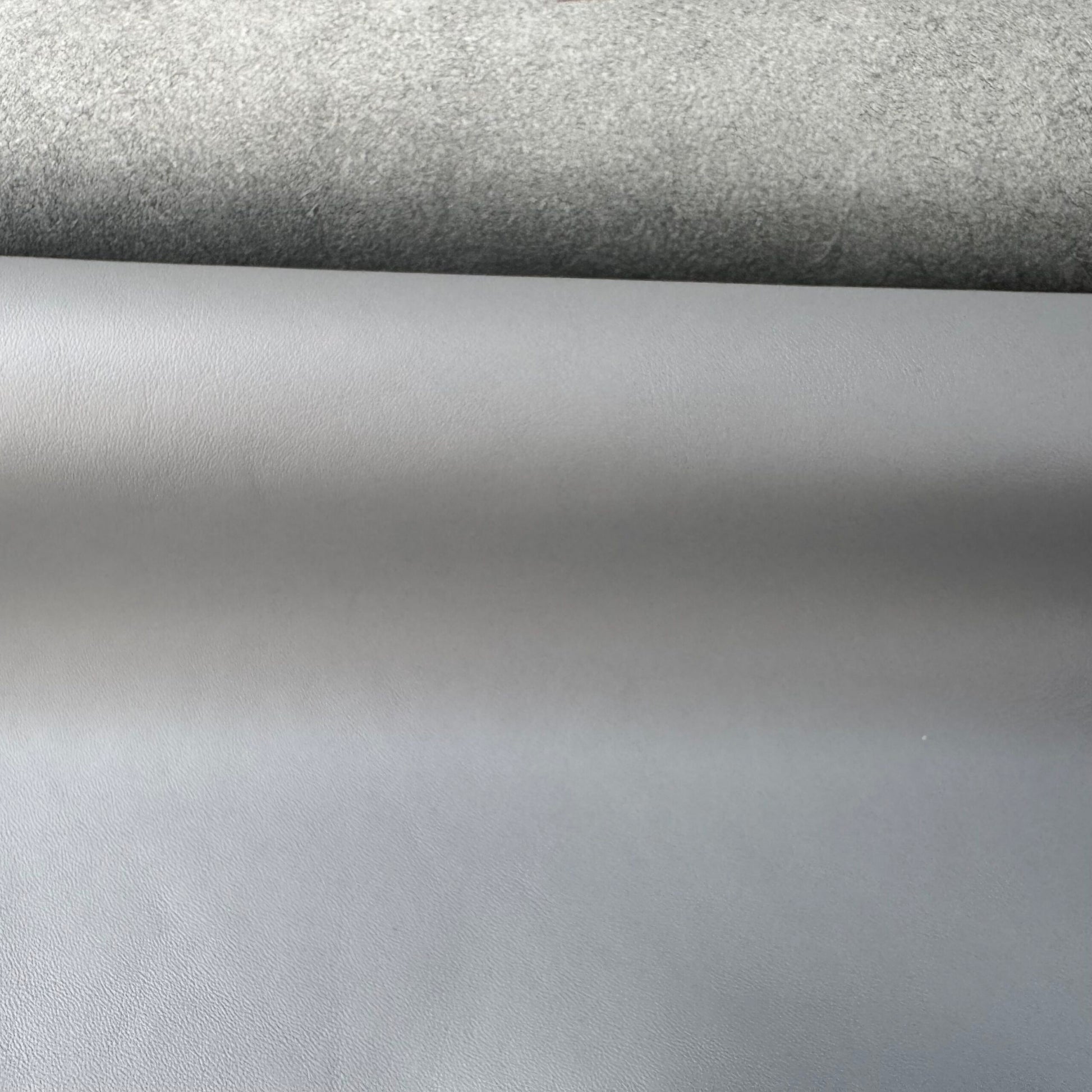 MB Nappa Grau Autoleder – halbe Lederhaut 1/2 aus Rindsleder