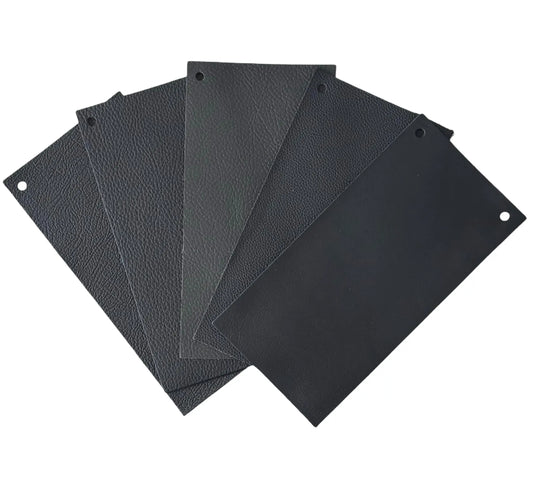 SAMPLE leather pieces NAPPA CAR LEATHER genuine leather upholstery leather black fur skins