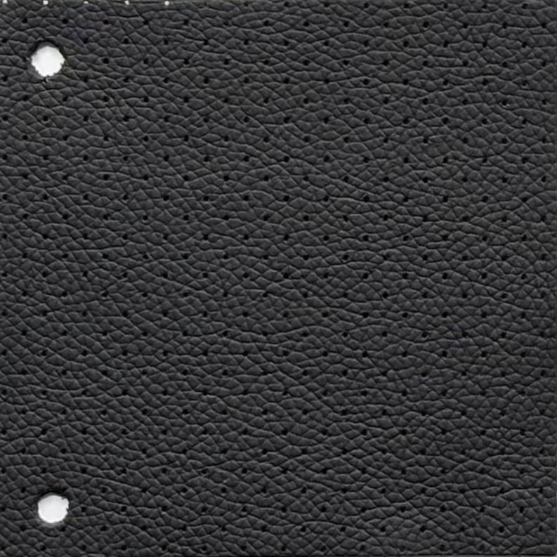 Perforiertes Autoleder MK1 Vienna schwarz – halbe und viertel Haut