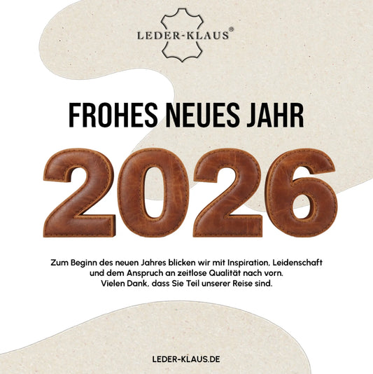 2026 mit Qualität beginnen: Warum echtes Leder zeitlose Werte verkörpert