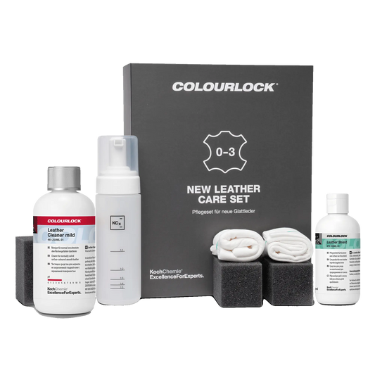 COLOURLOCK Lederpflege Set Mild | Lederreiniger & Leder Versiegelung für Autoleder