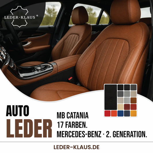 Autoleder CATANIA Leder | Echtleder Mercedes-Benz in 17 Farben | halbe Lederhaut ca. 2,4 m2 2