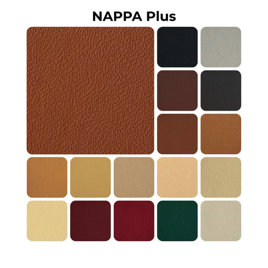 LEDERMUSTER Autoleder NAPPA Plus | Echtleder Typ Bentley in 18 Farben