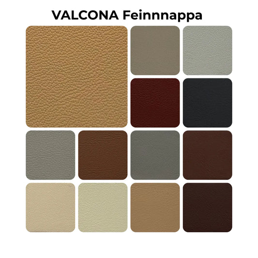 LEDERMUSTER Autoleder VALCONA Feinnappa | Echtleder Typ Audi in 14 Farben