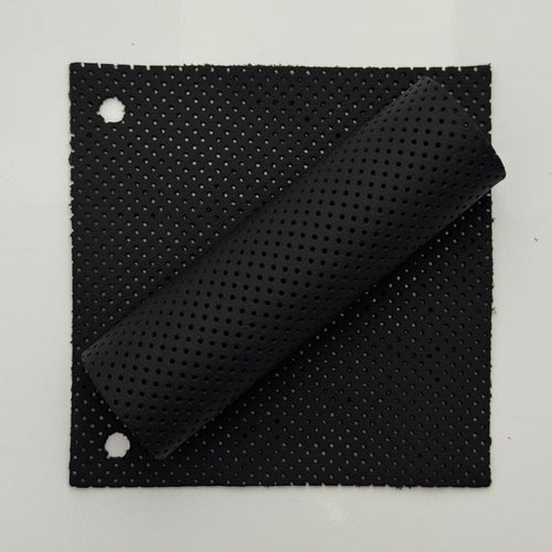 Porsche Nappa Leder perforiert MK10 – feine Lochung, schwarz