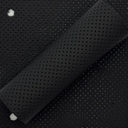 Perforiertes Autoleder MK10 Vienna schwarz – für klimatisierte Sitze