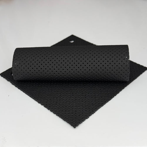 Perforiertes Autoleder MK10 Vienna schwarz – für klimatisierte Sitze