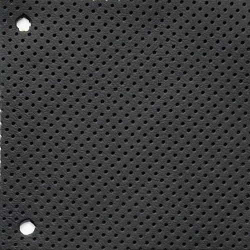 Perforiertes Porsche Nappa Leder MK3 – schwarz, glatt, hochwertig