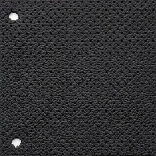Perforiertes Autoleder MK3 Vienna schwarz – Strukturleder mit Lochung