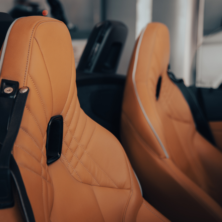 Autositze aus reinem Leder