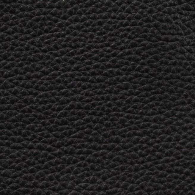 Polsterleder Dickleder Premium Seidenmatt Schwarz – mittlere Narbung, Ganze Lederhaut