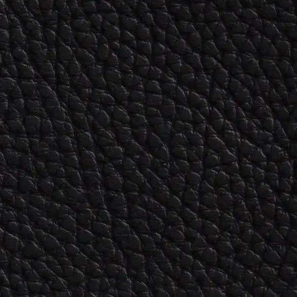 Polsterleder Dickleder Robust seidenmatt grob genarbt – Schwarz