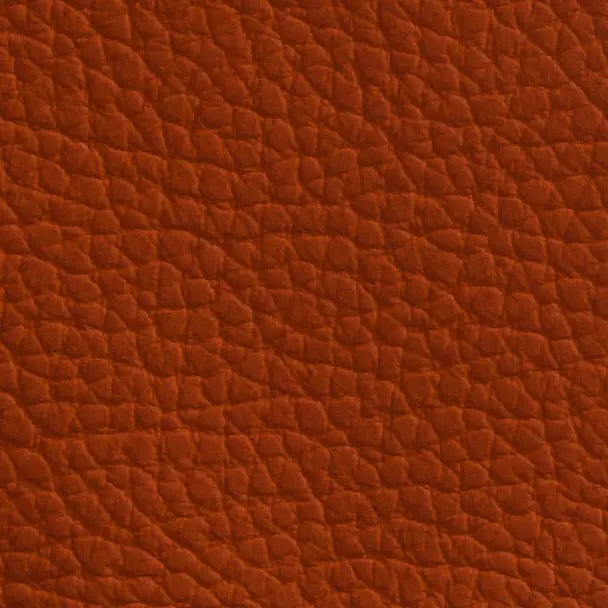 Polsterleder Dickleder Robust seidenmatt grob genarbt – Orangerot