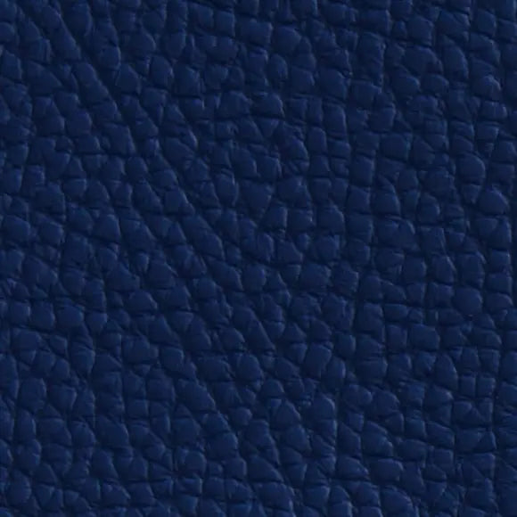 Polsterleder Dickleder Robust seidenmatt grob genarbt – Blau