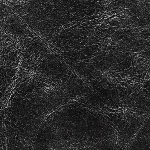 Polsterleder Pull-Up Antik schwarz – gewachstes, zweifarbiges Leder mit Antik-Effekt und lebendiger Narbung